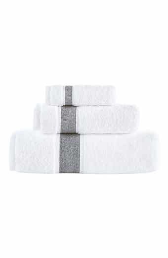 Brooks Brothers Ottoman Rolls Turkish Cotton 3-Piece Bath Essential Towels