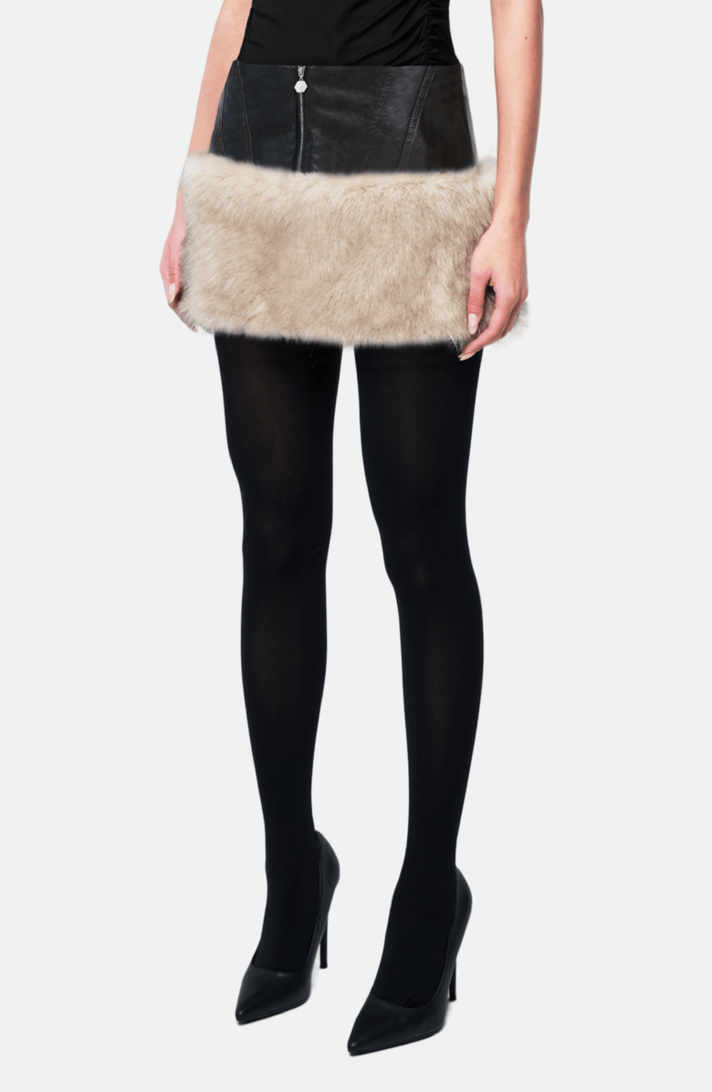 OW Collection KENDRA Skirt, Alternate, color, Distressed Black