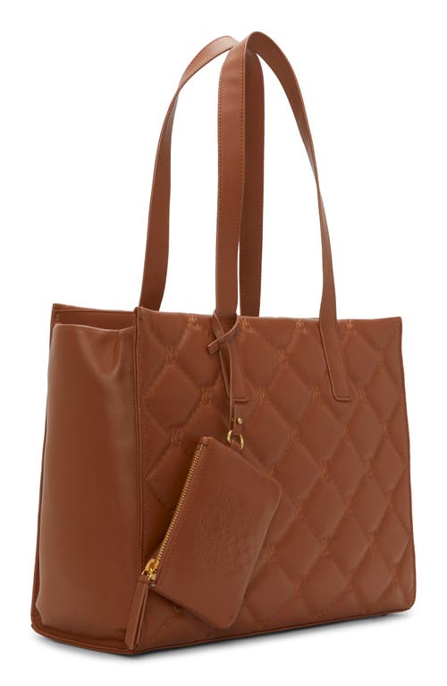 Vince Camuto Barry Quilted Leather Tote