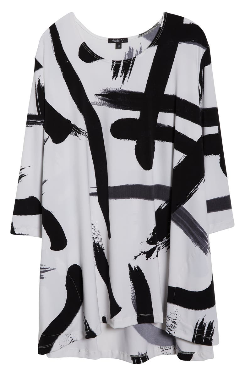 Vikki Vi Swing Tunic Dress, Alternate, color, Zen