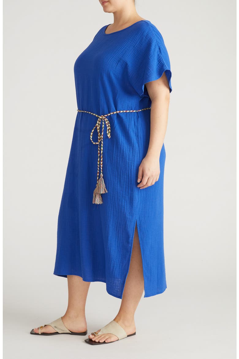 Landsbury Cotton Gauze Dress, Alternate, color, ULTRAMARINE BLUE