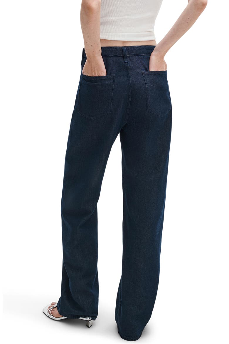 Featherweight Phoebe Drawstring Wide Leg Jeans, Alternate, color, DUSK RINSE