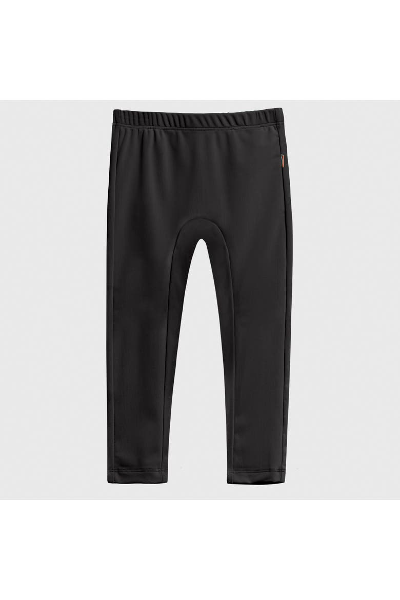 Unisex UPF 50+ Nylon/Spandex Blend Swim Leggings, Main, color, Black