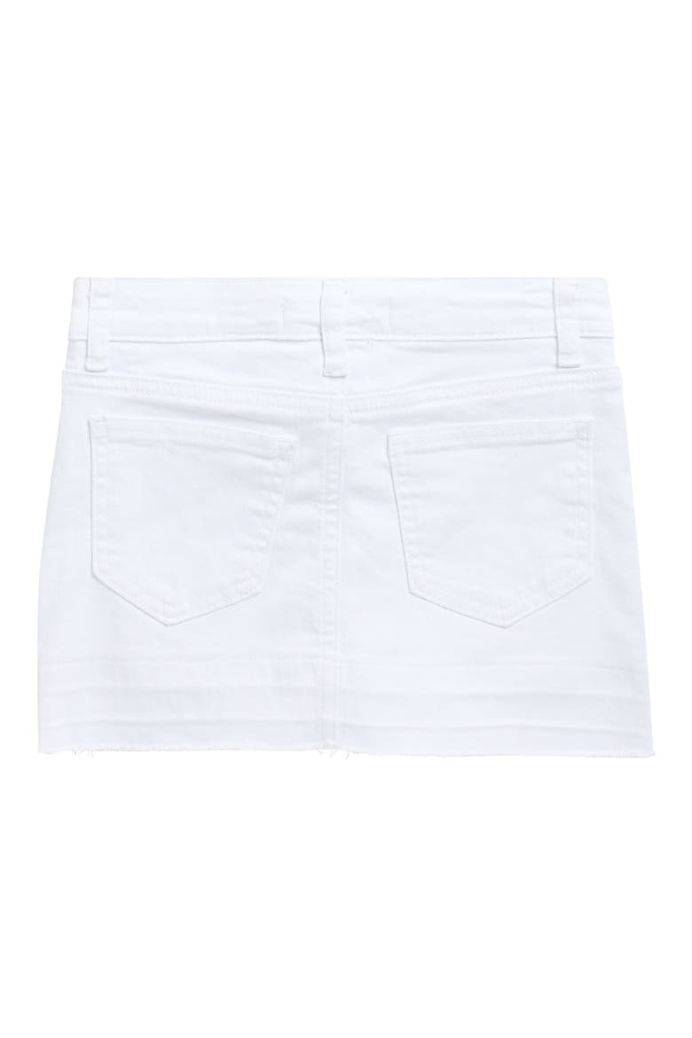 Kids' Studded Skort, Alternate, color, WHITE