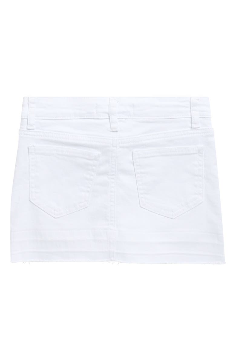 Tractr Kids' Studded Skort, Alternate, color, White