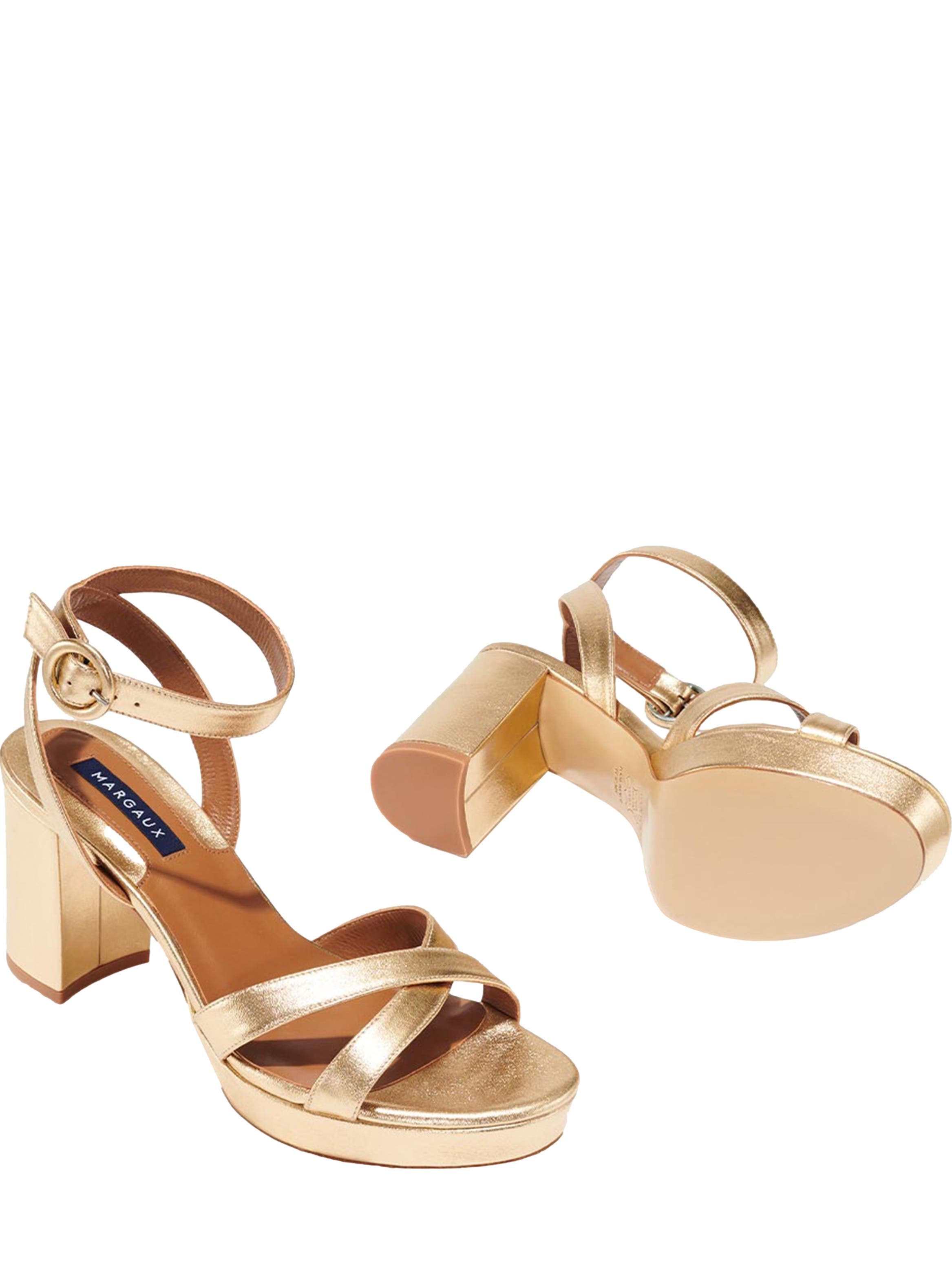 MARGAUX The Platform Sandal, Alternate, color, Gold