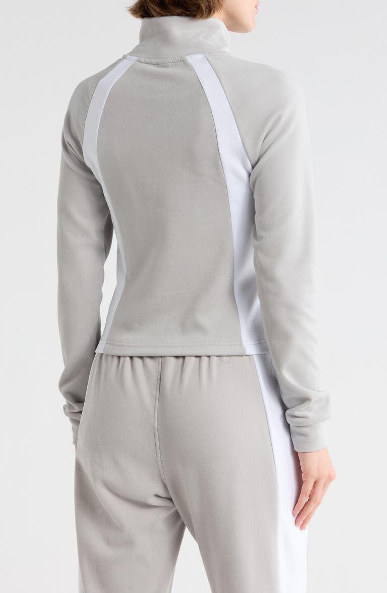 YOGALICIOUS Ultra Mélange Vogue Fit Fleece Full Zip Sweatshirt, Alternate, color, Lunar Dust