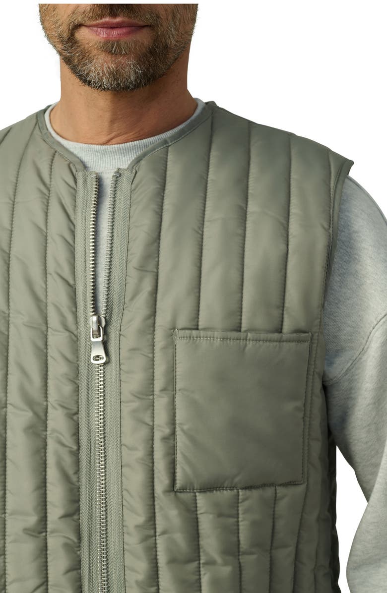 Joe's Rory Water Resistant Quilted Vest, Alternate, color, Dried Sage