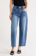 Democracy High Waist Ankle Barrel Leg Jeans