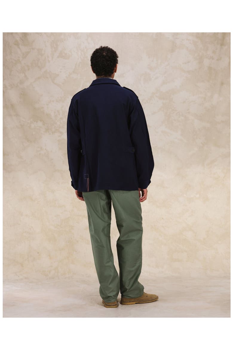 Jungle Cotton Pocket Jacket, Alternate, color, BLUE