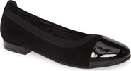 David Tate Nicole Cap Toe Flat