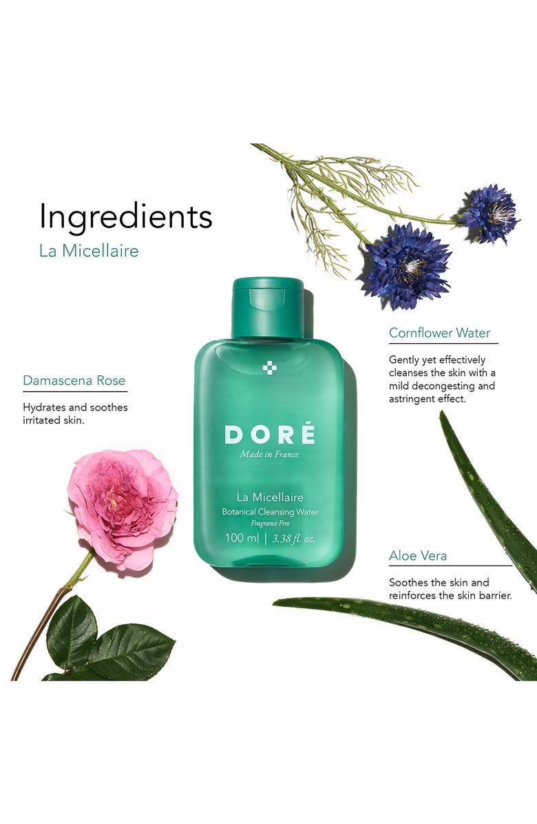 DORE La Micellaire Botanical Cleansing Micellar Water, Alternate, color, 