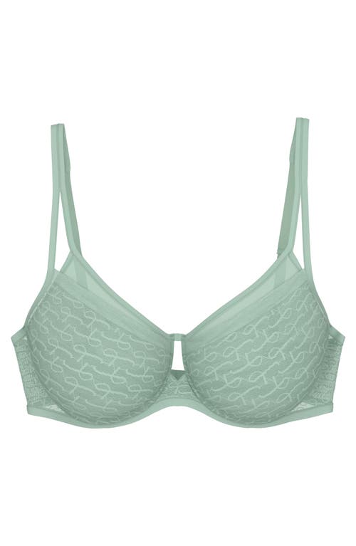Triumph Signature Sheer Minimizer Bra In Blue