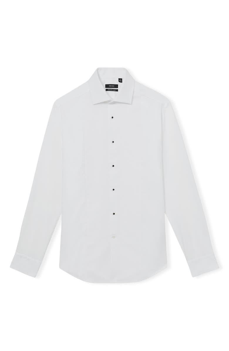 Reiss Marcel Button-Up Shirt, Alternate, color, White