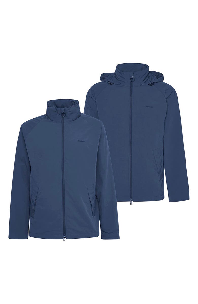 Barbour Keld Water Repellent Jacket, Alternate, color, Navy