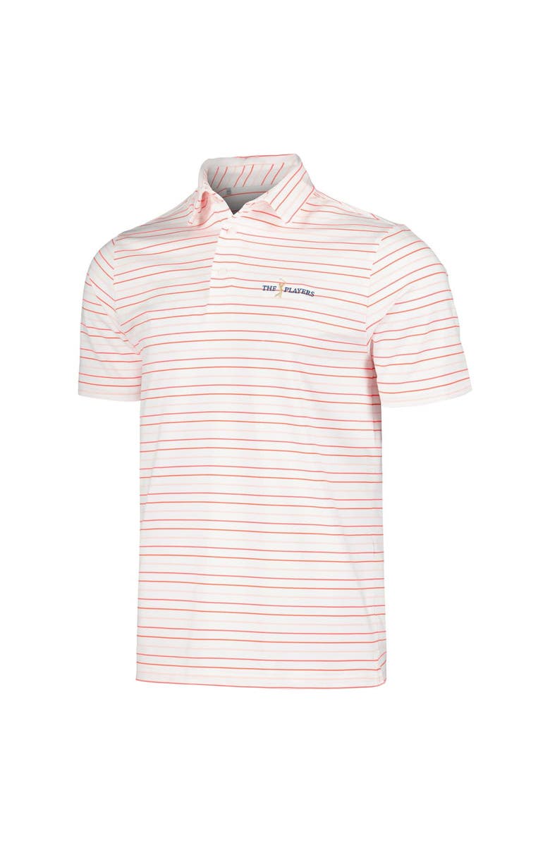 Under Armour Men's Under Armour White THE PLAYERS Tee To Green Trace Stripe Polo, Alternate, color, 