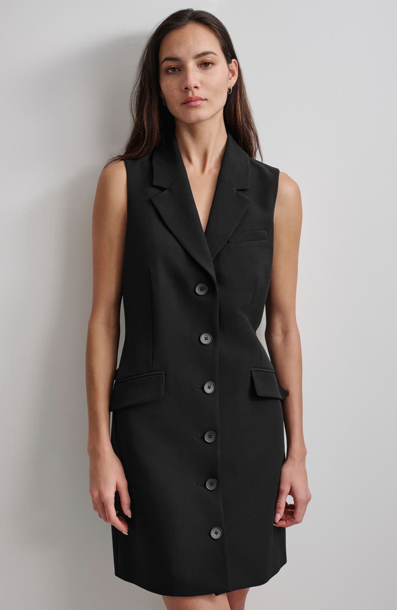 DKNY Sleeveless Coat Dress, Alternate, color,
