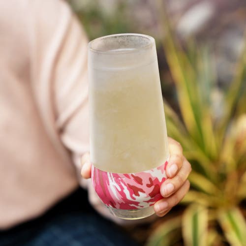 Host Champagne Freeze Cooling Cup Set Of 2 In Pink Camo