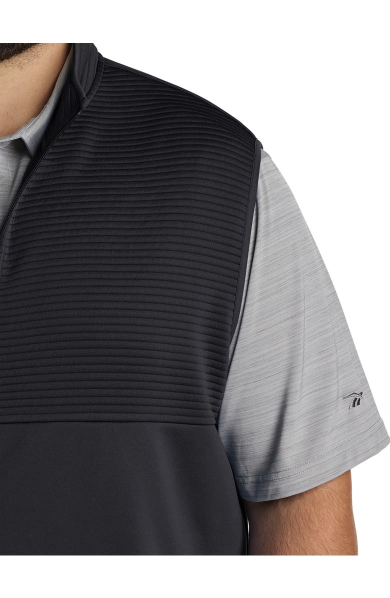 Reebok Big & Tall Ribbed Vest, Alternate, color, Black