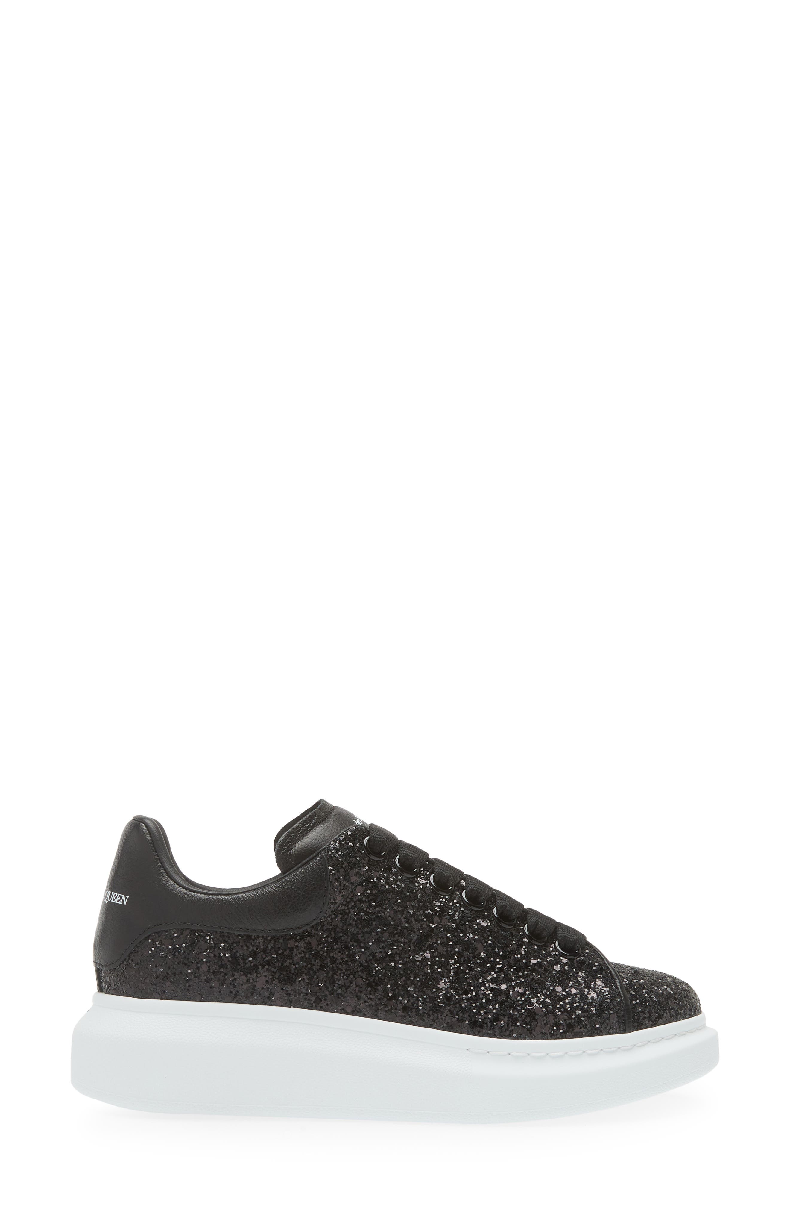McQueen Oversize Glitter Platform Sneaker, Alternate, color, 