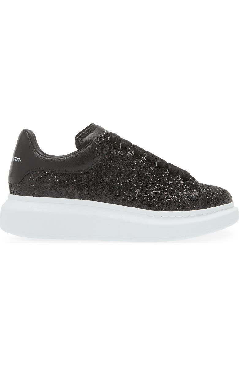 McQueen Oversize Glitter Platform Sneaker, Alternate, color,