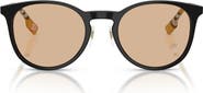 Burberry 51mm Round Sunglasses