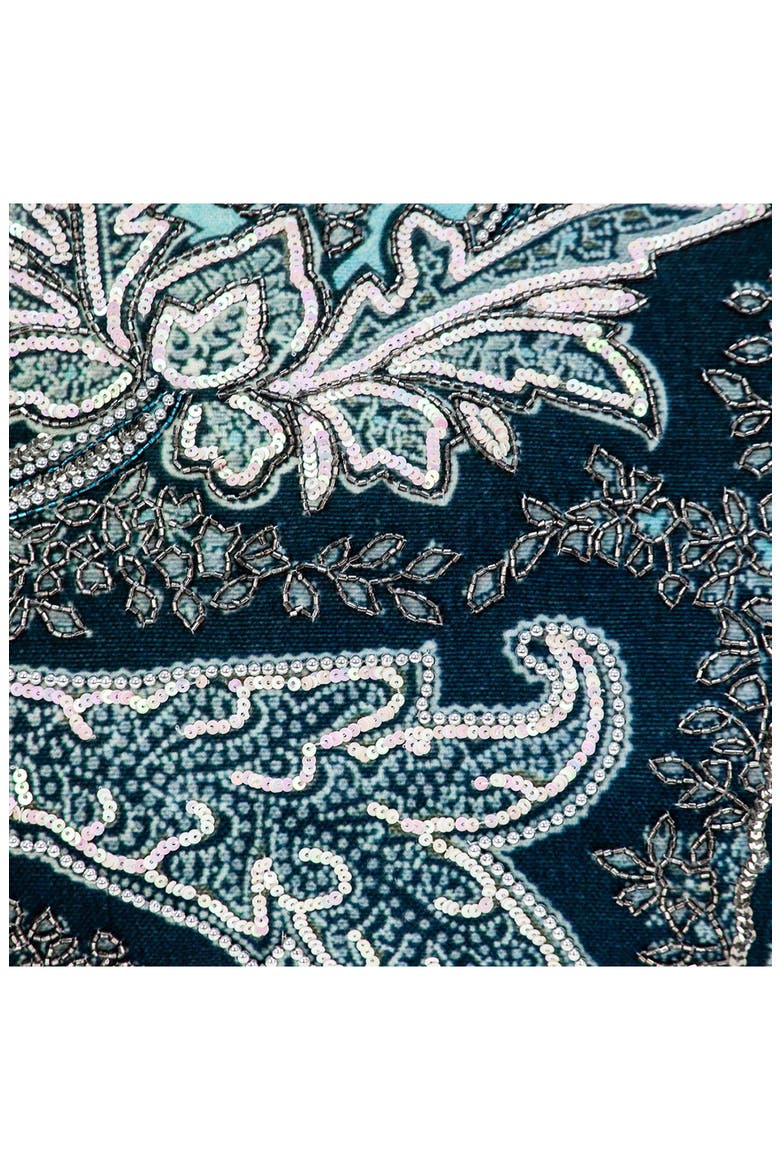 Lilia Bead-Embellished Accent Pillow, Alternate, color, MULTICOLOR