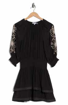 Ramy Brook Tayla Floral Embroidered Minidress
