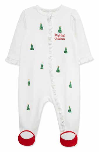 Merry Trees Velour Footie