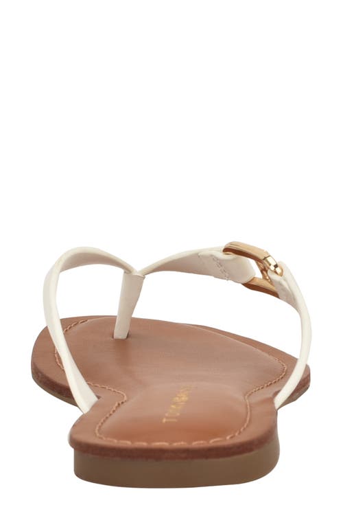 Tommy Hilfiger Liande Thong Sandal In White