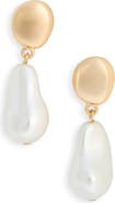 NORDSTROM RACK Faux Pearl Drop Earrings
