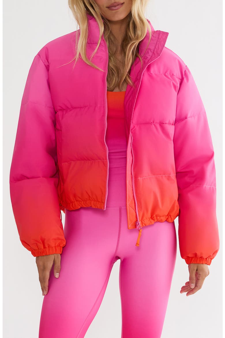 Jojo Puffer Jacket, Main, color, SUNSET RUSH