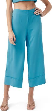 Trina Turk Bahooka Wide Leg Cropped Pant