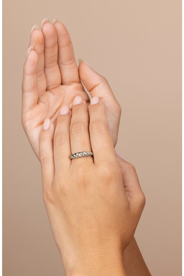 Graham Band Ring, Alternate, color, SILVER