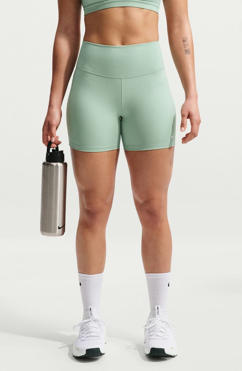 Nike One Elemental Dri-FIT High Waist Bike Shorts, Main, color, 