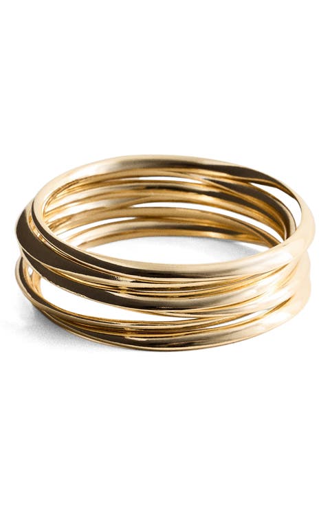 Mixed Bangle Bracelet Set