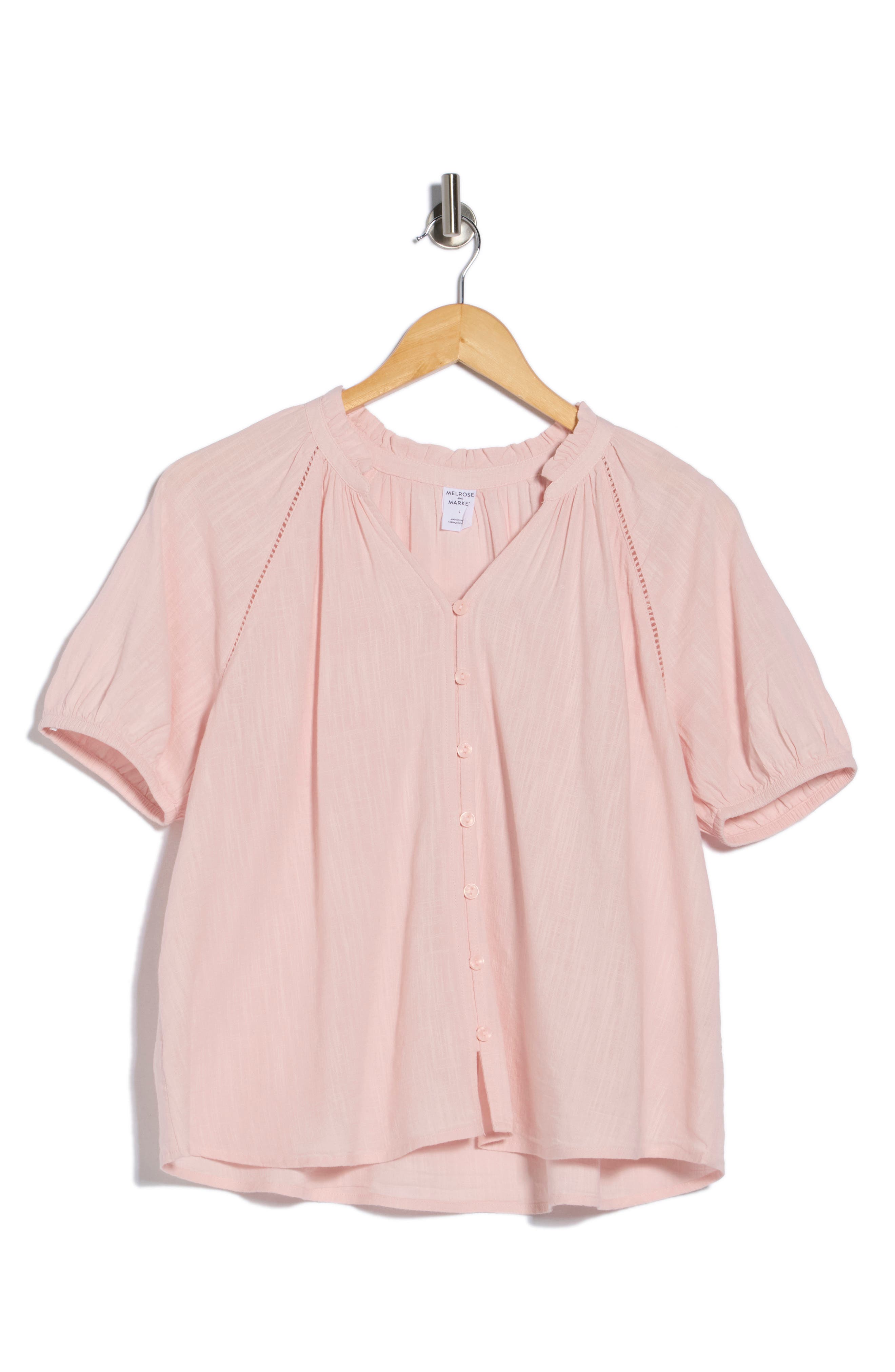 Melrose and Market Printed Buttoned Shirt