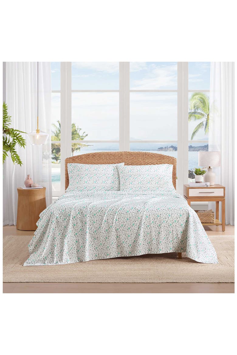 Tee Time Cotton Percale Sheet Set, Alternate, color, WHITE
