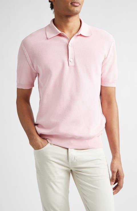 Silk & Cotton Piqué Polo