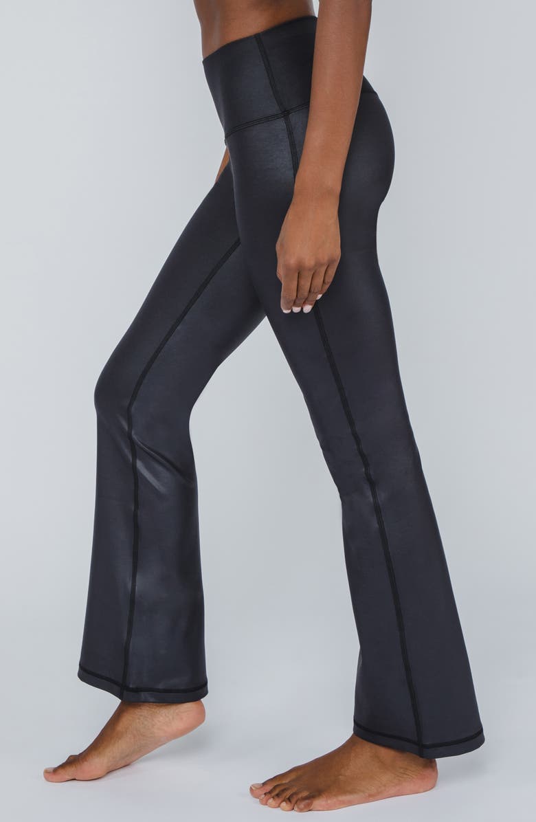 90 DEGREE BY REFLEX Faux Leather Yoga Pants, Alternate, color,