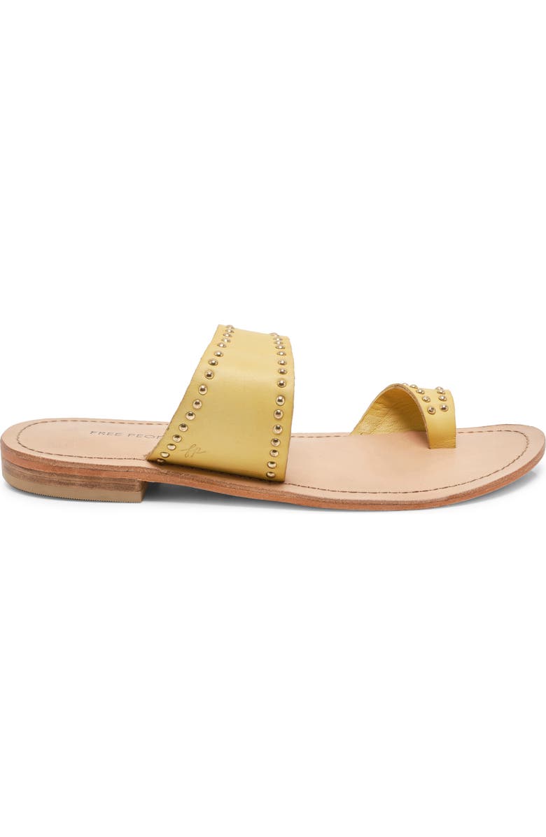 Free People Amelie Tiny Stud Sandal, Alternate, color, Sun Butter