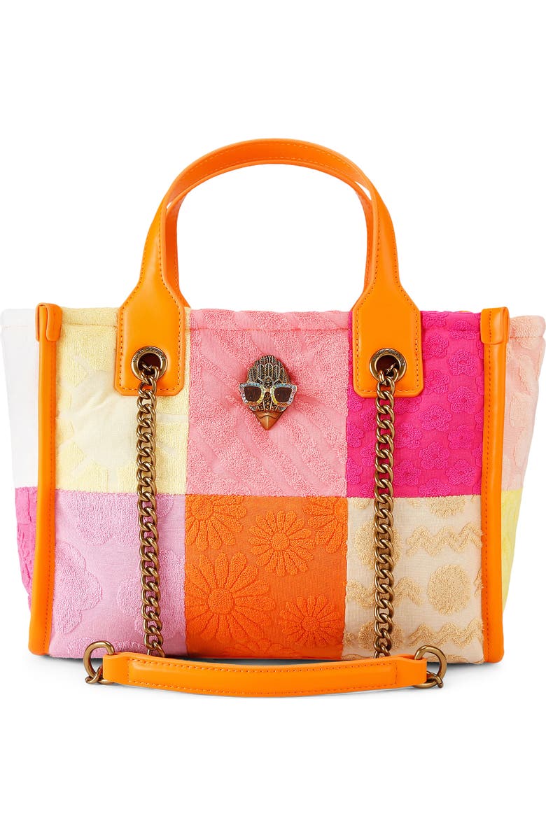 Kurt Geiger London Small Hoxton Shopper Bag, Main, color, Orange Multi