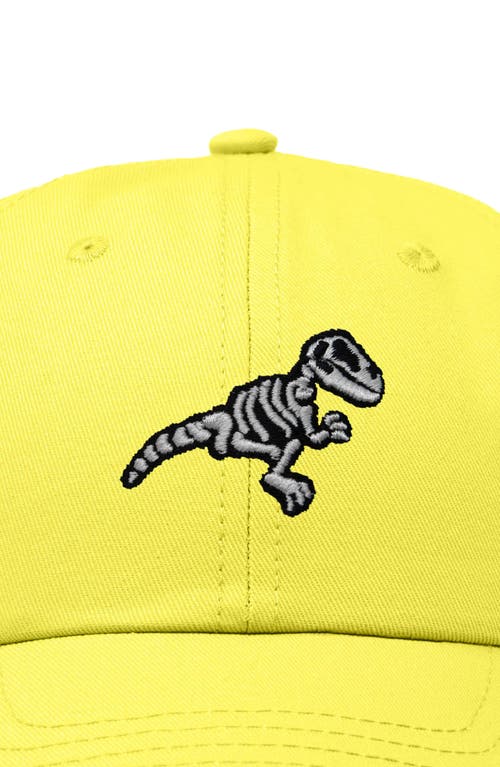 Dalix Fossil Embroidered Outdoor Hat In Yellow