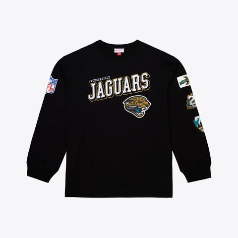 Men's Mitchell & Ness  Black Jacksonville Jaguars Big & Tall Training Camp Long Sleeve T-Shirt