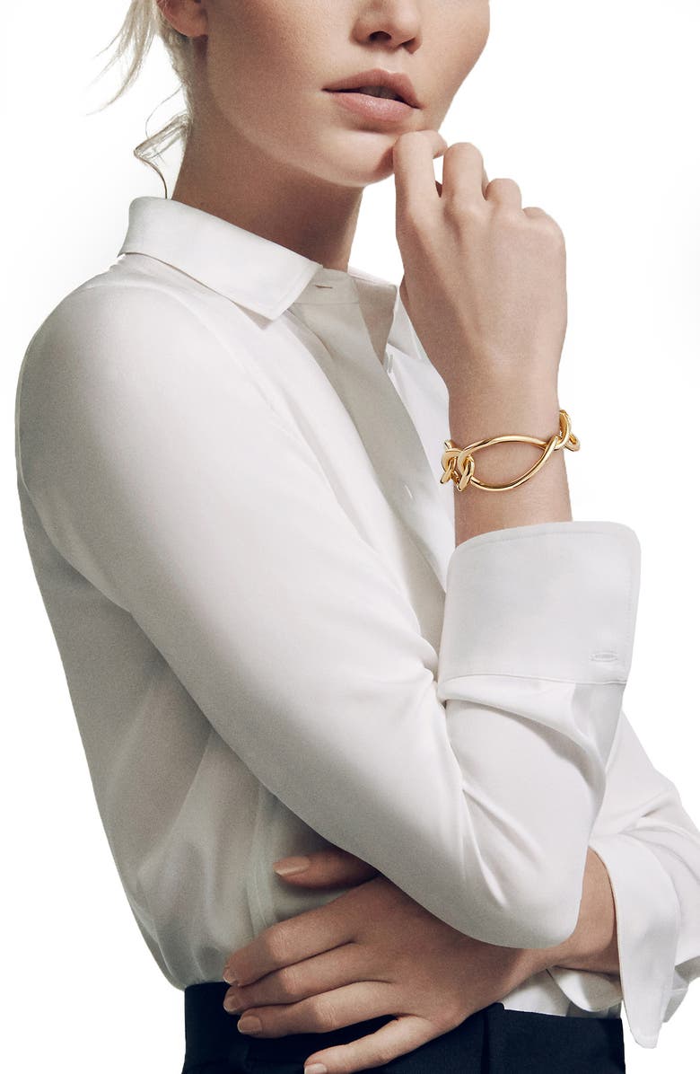 David Yurman Continuance Bold 18K Gold Bracelet, Alternate, color,