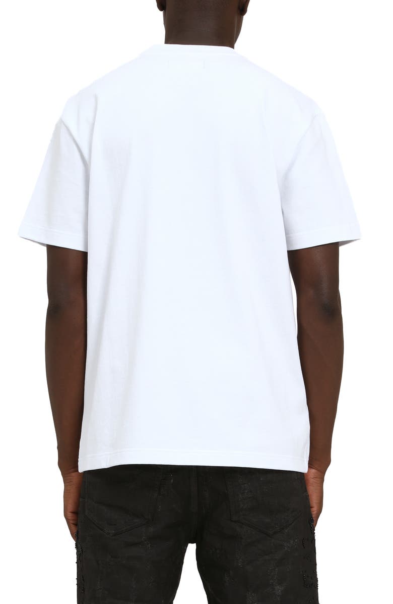PURPLE BRAND Logo Jersey T-Shirt, Alternate, color, White