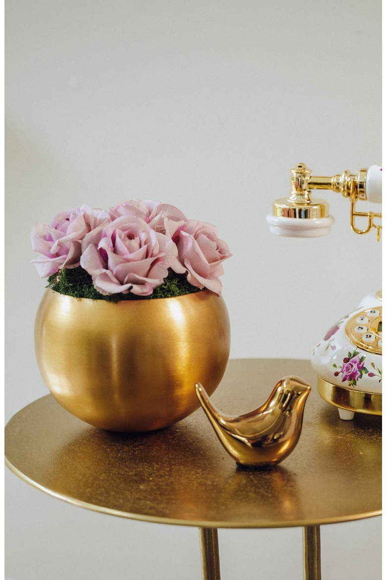 Cillian RealTouch Rose Arrangement, Alternate, color, Lilac