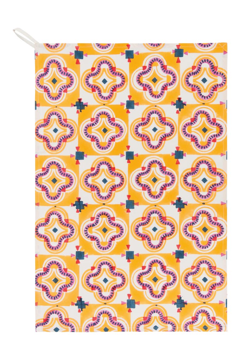 Pilipala Cotton Tea Towel, Main, color, PILIPALA