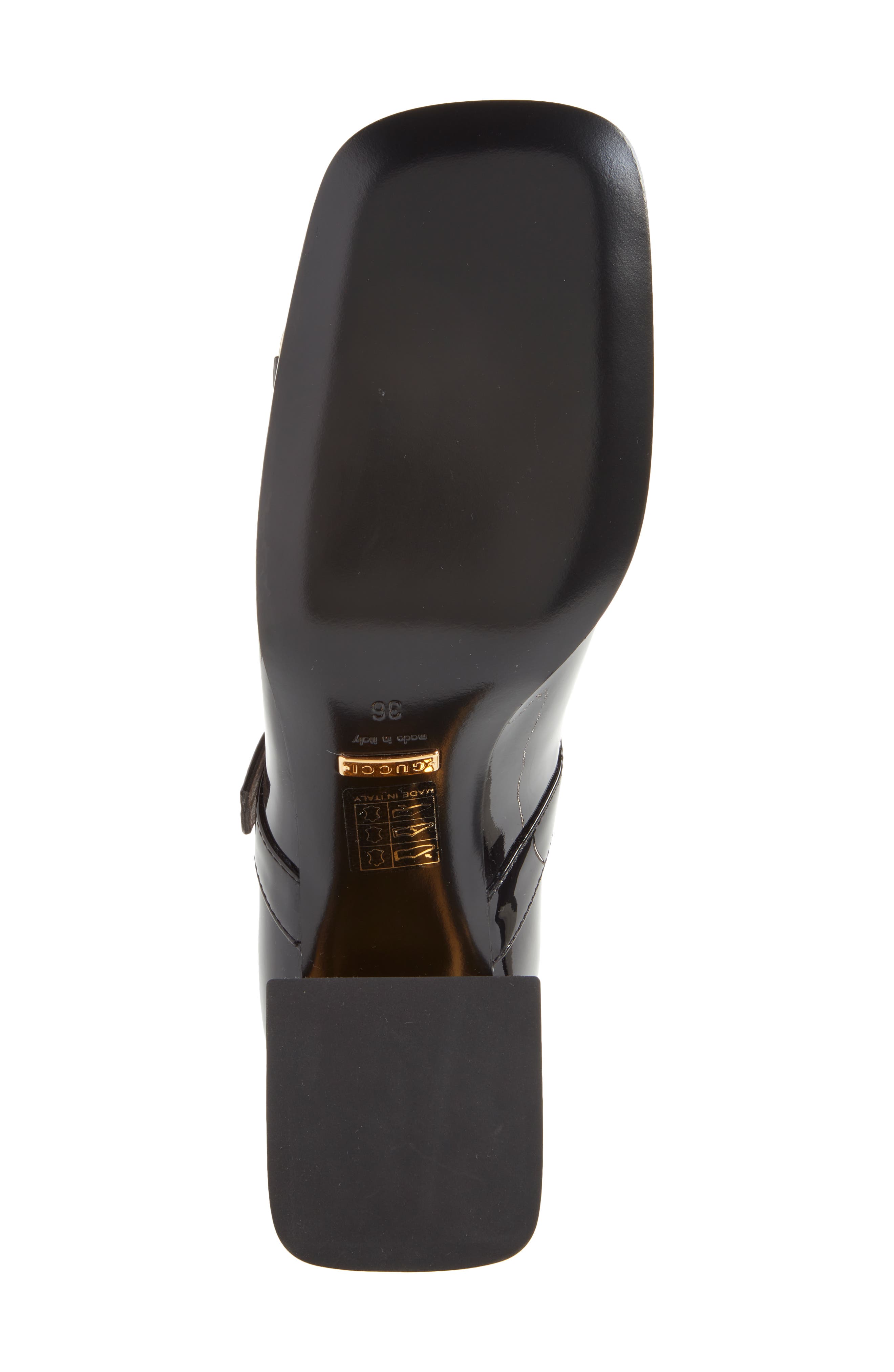 Horsebit Patent Leather Mary Jane Pump, Alternate, color, NERO