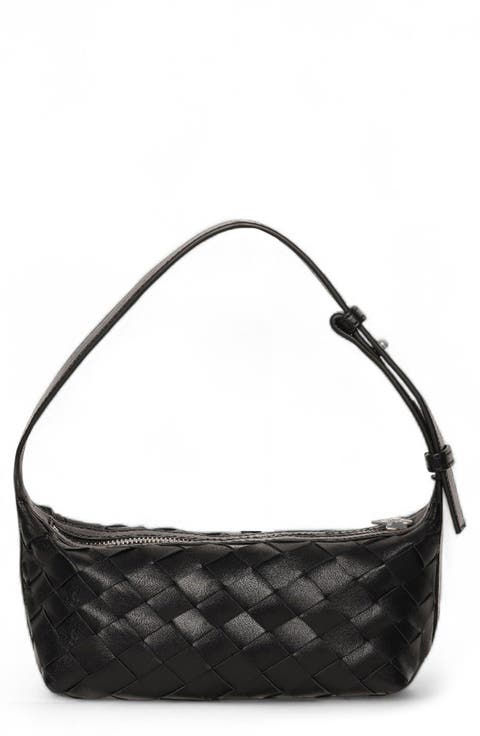 Aurora Woven Leather Mini Shoulder Bag